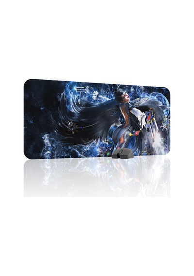 Bayonetta Kaymaz Dikişli Kauçuk Oyuncu Mousepad V5 - 90x40 Xxl Gaming Mouse Pad Fare Altlığı