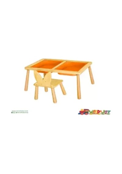 Wood&joy Klasik Duyusal Etkinlik Masası+1 Sandalye