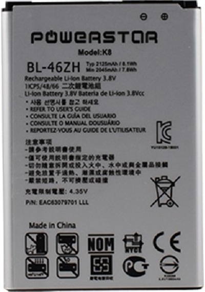 Powerstar LG Uyumlu K7 K8 Batarya Bl-46Zh