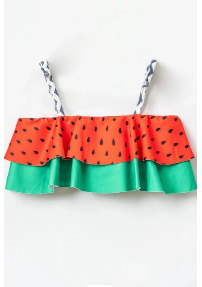 Bunny Hopp Kız Çocuk Karpuz Desenli Fırfırlı Bikini Takımı - Hızlı Kuruyan Deniz Ve Havuz Seti Kırmızı Bunny Hopp Kız Çocuk Karpuz Desenli Fırfırlı Bikini Takımı - Hızlı Kuruyan Deniz Ve Havuz Seti Kırmızı