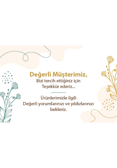 Ny Teşekkür Kartı 500 Adet