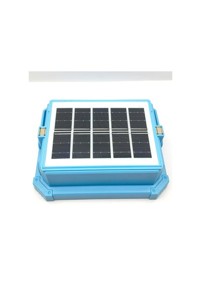 Güneş Enerjili Led Projektör Ve El Feneri 5 Işık Modlu, Powerbank Özellikli, Çok Amaçlı Aydınlatma Seti 0