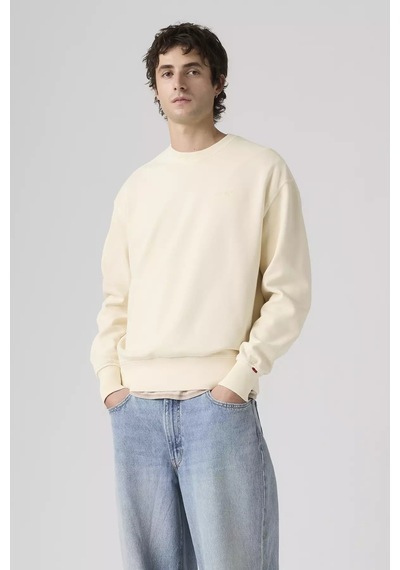 Levi's Erkek Bisiklet Yaka Ekru Sweatshirt - A9244-0043 Ekru
