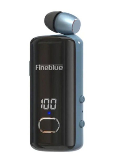 Fineblue F580 Dijital Göstergeli Makaralı Titreşimli Bluetooth Kulaklık Mavi