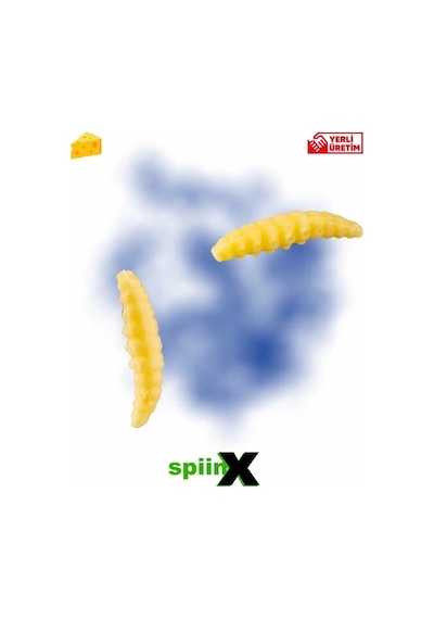 Spıınx Larva Silikon Yem 35mm 14lü Peynir Aromalı Renk: Chesee