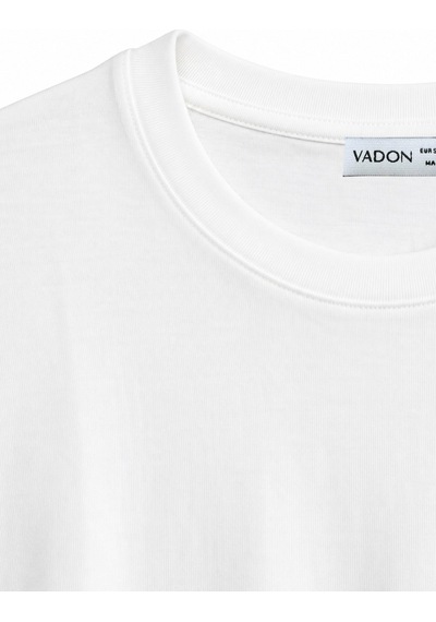 Vadon 1009 Kadın Pamuklu Regular Fit Bisiklet Yaka Yumuşak Dokulu Kısa Kollu Basic T-shirt Beyaz Vadon 1009 Kadın Pamuklu Regular Fit Bisiklet Yaka Yumuşak Dokulu Kısa Kollu Basic T-shirt Beyaz