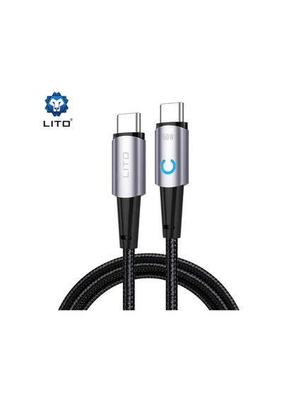 Lito Type C-type C Hızlı Şarj Kablo-ld10 ' Siyah