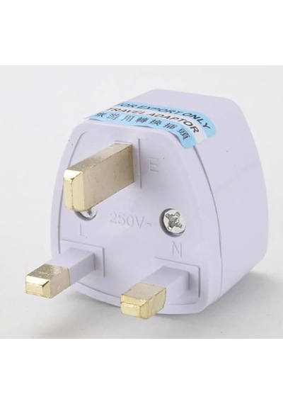 Hong Kong Irlanda Kıbrıs Seyahat Fişi Adaptörü Tip G Plug Adapter Üniversal 3 Pinli Ingiliz Fiş Tersi 1 Adet Es51 Diğer