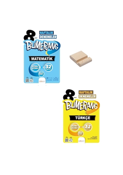 Lgs 8. Sınıf Bumerang 32 Haftalık Matematik Ve Türkçe Denemeleri