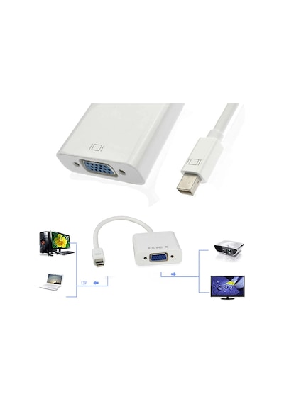 Mini Displayport To Vga Kablo Dönüştürücü Mini Dp Vga
