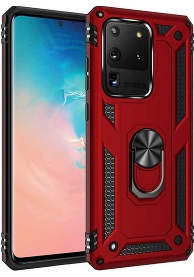 Galaxy S20 Ultra Kılıf Zore Vega Kapak Kırmızı