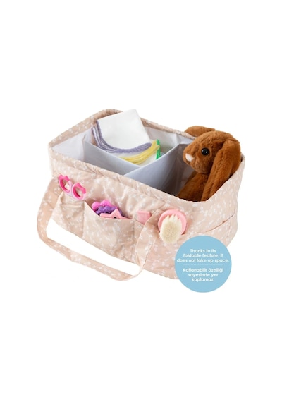 Babyjem Katlamalı Anne&Bebek Organizer Somon Çiçek