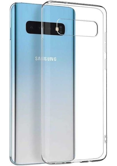 Kilifone - Galaxy S10 Plus Uyumlu - Kılıf Şeffaf Soft Slim Fitt Süper Silikon Kapak - Şeffaf