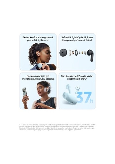 Bluetooth Kulaklık - Tws Modeli İle Aktif Gürültü Engelleme