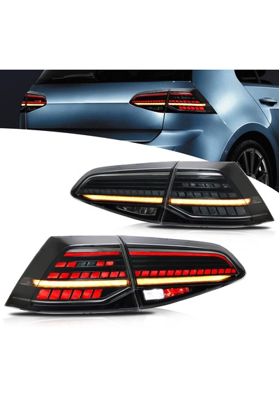 Vw Golf 7 2013-2016 Mk7 Smoke Füme Ledli Arka Stop