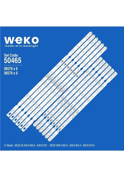 Arçelik A49 B 970 49'' İnç 12 Adet Tv Led Bar Tvnizi Açıp İçindeki Led Barla Birebir Aynısı Olduğunu Görmeden Almayınız. Sonrasında İade Almamaktayız.