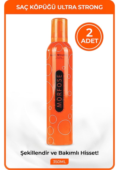 Ultra Strong Saç Köpüğü 350 Ml 2 Adet