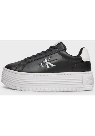 Calvin Klein Kadın Ayakkabı Yw0yw01431 0gm Siyah-beyaz Siyah - Beyaz