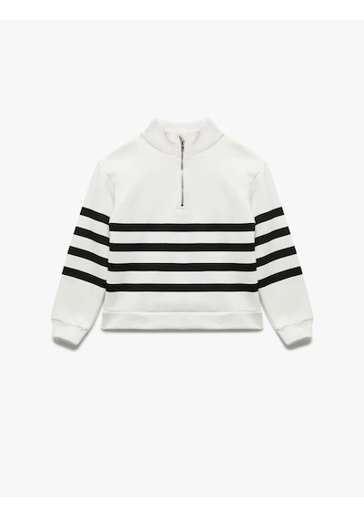 Koton Fermuarlı Yarım Balıkçı Yaka Oversize Siyah Kız Çocuk Sweatshirt 6wkg10059ak Siyah Koton Fermuarlı Yarım Balıkçı Yaka Oversize Siyah Kız Çocuk Sweatshirt 6wkg10059ak Siyah