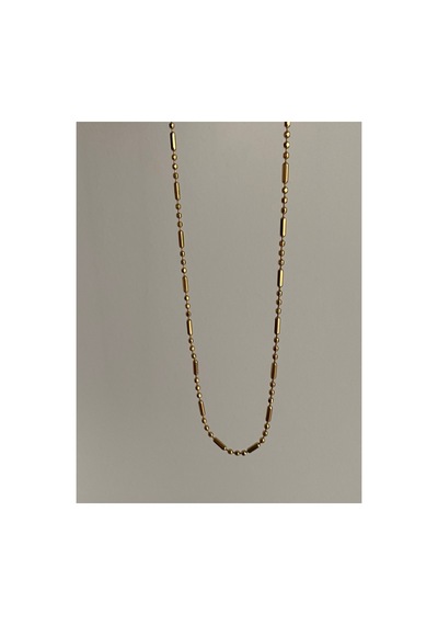 Çelik Gold Topçuk April Zincir Kolye 60 Cm -kararma Yapmaz- Altın