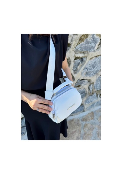Just Polo Kadın Yeni Sezon Yumuşak Deri Şal Detaylı Ayarlanabilir Askılı Şık El Ve Omuz Çantası Shopper Krem 27906231