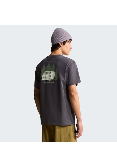 The North Face M Van Lıfe Relaxed Short Sleeve Tee-grap Erkek Tişört Nf0a8gqnrhı1 Gri