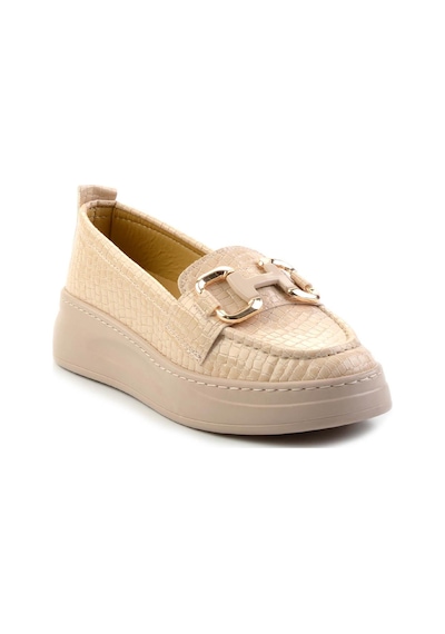 Bambi Nude Kadın Loafer Ayakkabı K01536194511 Nude