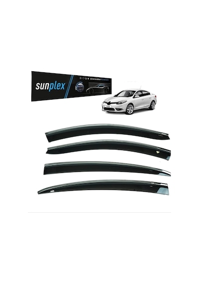 Sunplex Kromlu Cam Rüzgarlığı Renault Fluence 2009 -2016 İle Uyumlu
