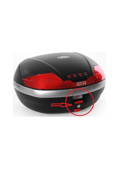 Gıvı Z641nm2 Çanta Kilit Mekanizması Kırmızı Anahtarlı V46-v35 Tek Renk