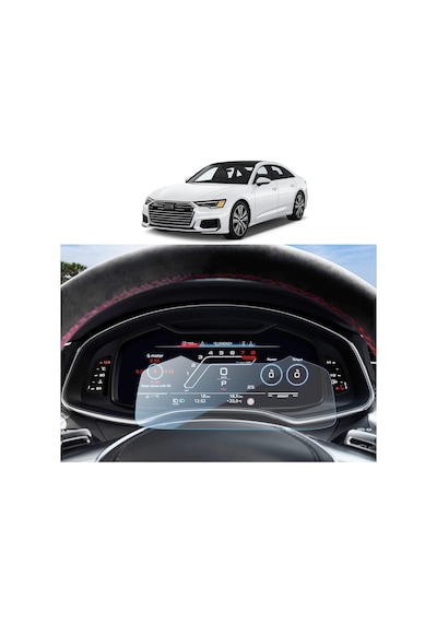 Audi A6 2019-2024 Model 12.3" Direksiyon Arkası Gösterge Ekran Koruma