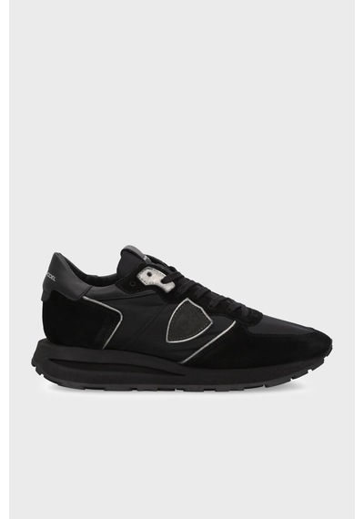 Philippe Model Süet Detaylı Sneaker Ayakkabı Erkek Ayakkabı Tklun001 Siyah
