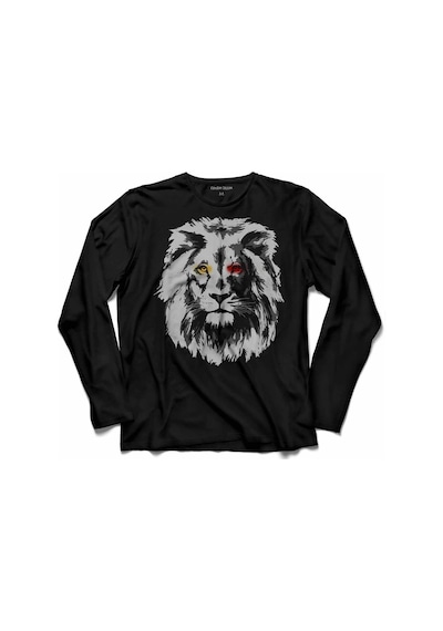 Galatasaray Aslan Kafa Lıon Head Uzun Kollu Tişört Baskılı Çocuk T-shirt 001