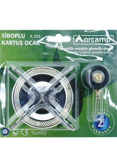 Orcamp K-502 Siboplu Katlanabilir Kamp Ocak Çok Renkli