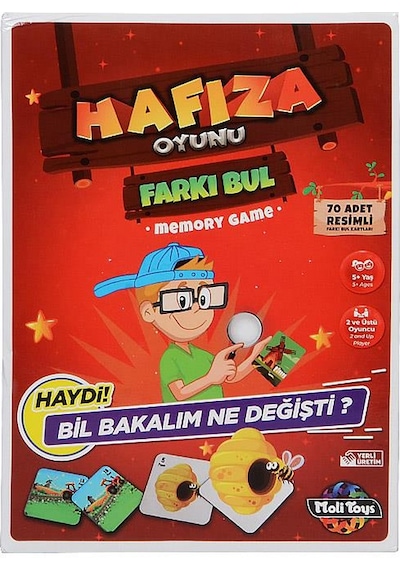 +5 Yaş Farkı Bul Hafıza Oyunu (moli Toys)
