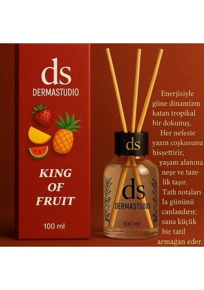 Ds King Of Fruit Tropikal Meyve Kokulu Premium Bambu Oda Kokusu 100 Ml Karışık