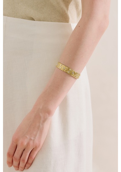 Güneş Detaylı Antik Bilezik Gold Ss26blk00046-51
