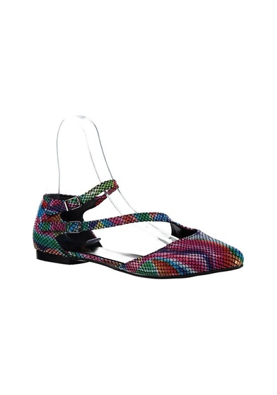 Fox Shoes Multi Kadın Babet D726016907 Multi Çok Renkli