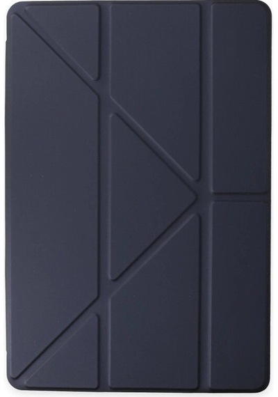 iPad Uyumlu  Pro 12.9 2021 Kılıf Kalemlikli Mars Tablet Kılıfı - Lacivert - Yluh-855093
