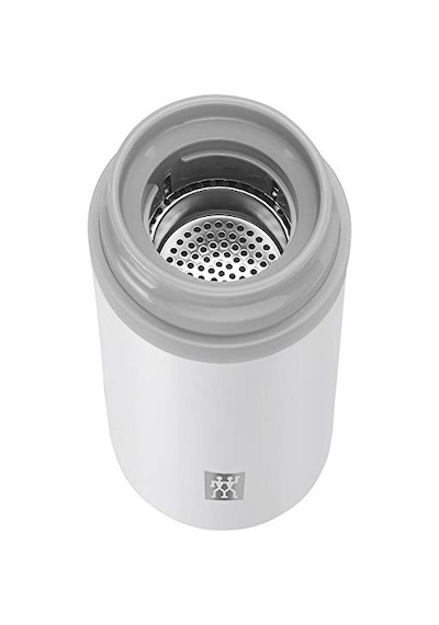 Thermoçay Demlikli Matara, 420 Ml Paslanmaz Çelik Beyaz-gri Genel