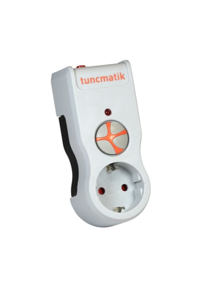 Tunçmatik Powersurge TSK5078 525J Akım Korumalı Tekli Priz Beyaz