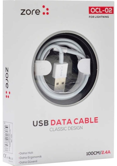 Ocl-02 Lightning Usb Kablo-Beyaz