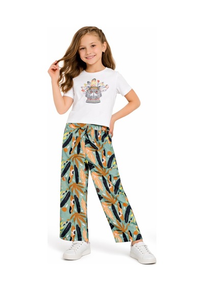 İrem Çocuk Giyim Kız Çocuk Kedi Desenli Kısa Crop Tişörtlü Yeşil Renk Tişört Pantolon Takımı Yeşil İrem Çocuk Giyim Kız Çocuk Kedi Desenli Kısa Crop Tişörtlü Yeşil Renk Tişört Pantolon Takımı Yeşil