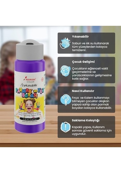 Mor Parmak Boyası 60ml