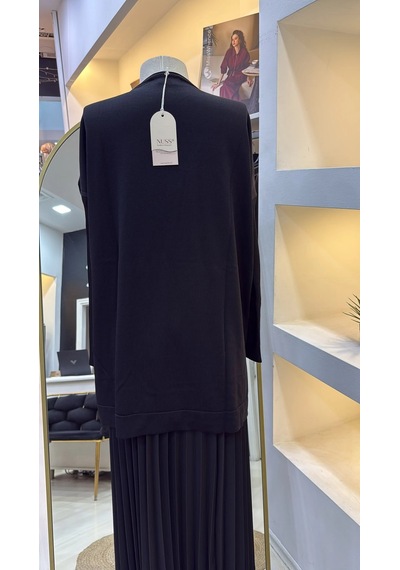 Nuss Triko Tunik Siyah K116