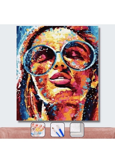 Aslının Rüyası Sayılarla Boyama Seti - Çerçeveli, 40x50cm