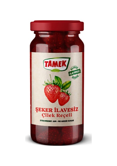 Tamek Stevialı Şeker İlavesiz Çilek Reçeli 290 G - 7 Adet Tarı