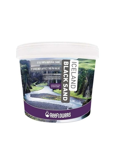 Reeflowers Iceland Black Sand Doğal Siyah Akvaryum Kumu 1-2 Mm 25 Kg
