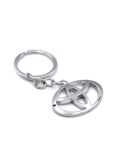Toyota Uyumlu Anahtarlık 3D Metal Araba Anahtarlığı - Krom Kaplamalı