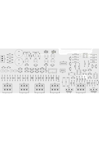 2.1 Stereo Subwoofer Ton Kontrol Preamplifier Devresi Kırmızı