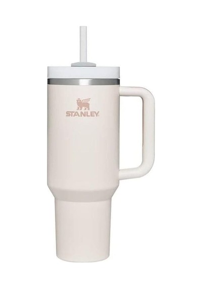 Stanley Quencher Termos Pipetli Bardak 1,18 Lt Beyaz Beyaz